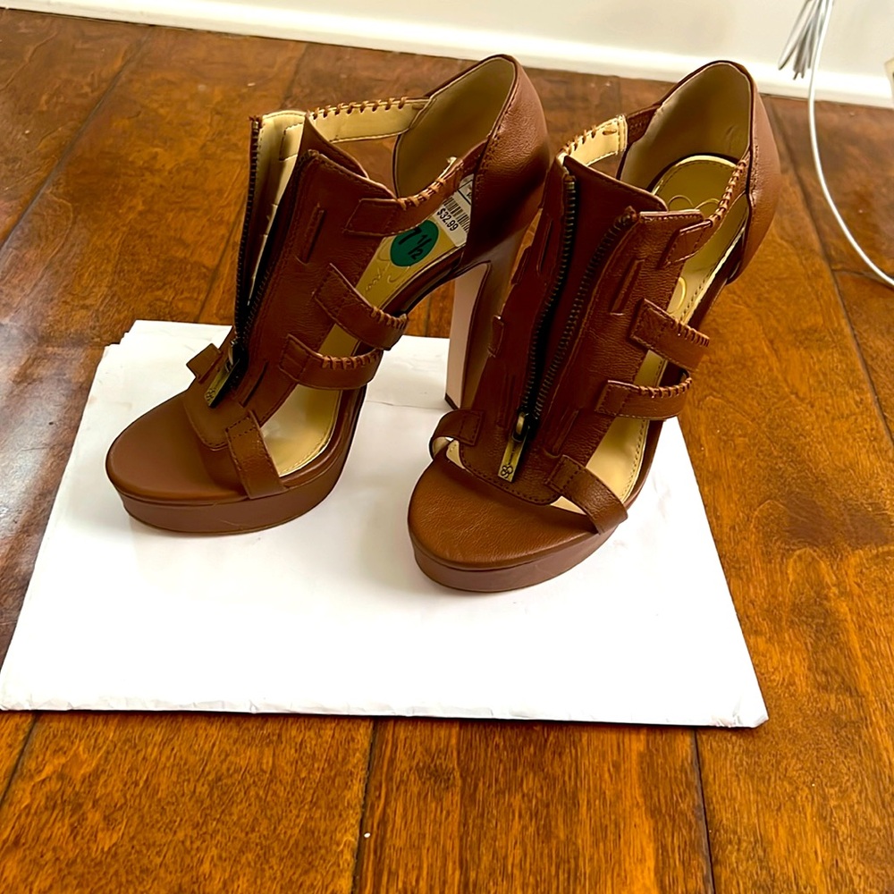 Jessica Simpson platform booties